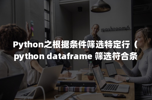 Python之根据条件筛选特定行（python dataframe 筛选符合条件的一行）